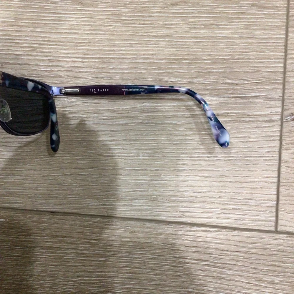 Ted Baker Blue/Purple Metal/Marbled Eyeglasses Frames